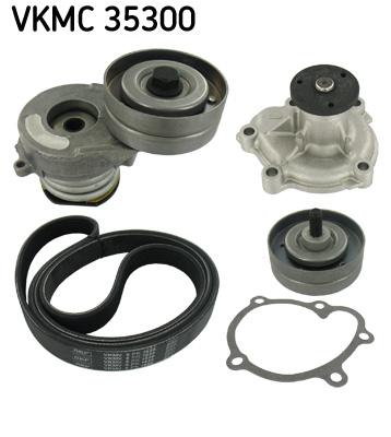 SKF VKMC 35300 Pompa acqua + Kit cinghia Poly V